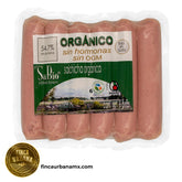 Carne de cerdo rosa orgánico salchicha italiana (250 g)